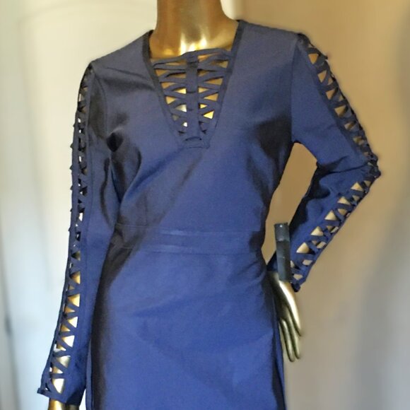 VENUS Midnight Blue Bandage Strappy Dress NEW WITH TAG!!! - Picture 2 of 16